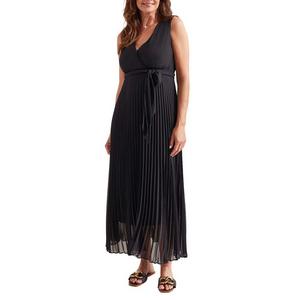 Women's Tribal Pleated Maxi Dress
