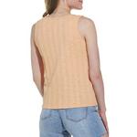 Women's Tribal Cotton With Picot Trim Tank Top - Thumbnail 3 of 3