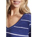 Women's Tribal Side Slit V-Neck T-Shirt - Thumbnail 3 of 4