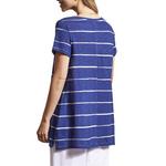 Women's Tribal Side Slit V-Neck T-Shirt - Thumbnail 4 of 4