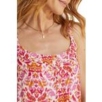 Women's Tribal Plus Size Tiered Maxi Shift Dress - Thumbnail 2 of 3