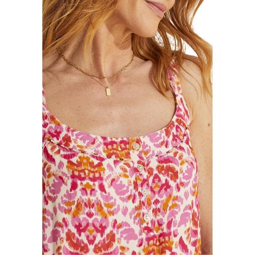 Women's Tribal Plus Size Tiered Maxi Shift Dress - Primary Image