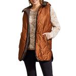 Women's Tribal Reversible Hooded Puffer Vest - Thumbnail 1 of 5