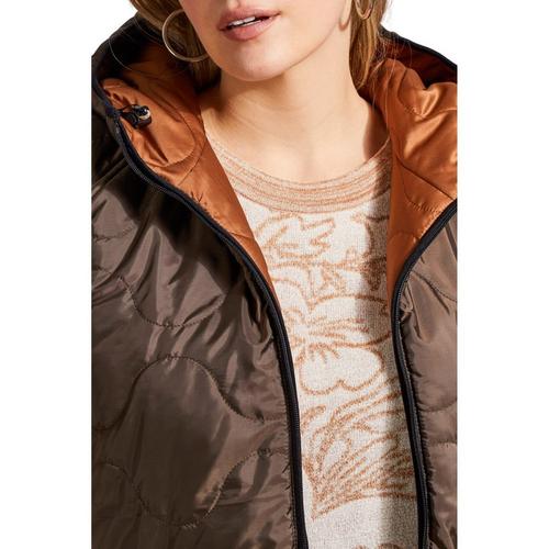 Women's Tribal Reversible Hooded Puffer Vest - Primary Image