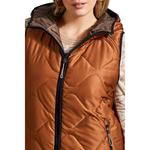 Women's Tribal Reversible Hooded Puffer Vest - Thumbnail 4 of 5