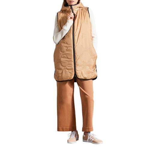 Women's Tribal Reversible Hooded Puffer Vest - Primary Image