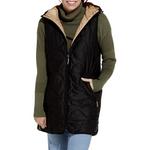 Women's Tribal Reversible Hooded Puffer Vest - Thumbnail 6 of 11