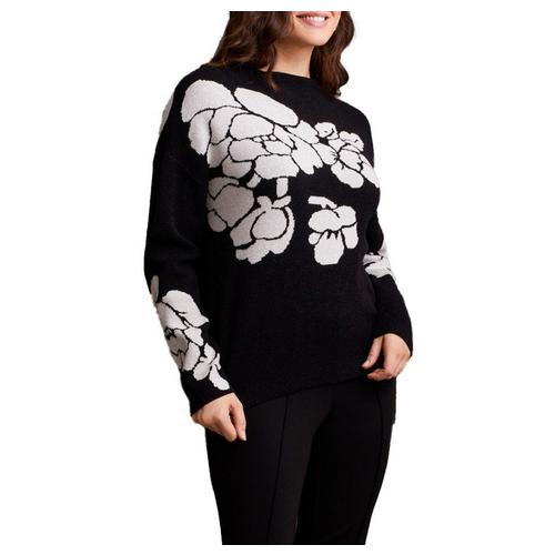 Women's Tribal Knit Jacquard Pullover Sweater - Primary Image