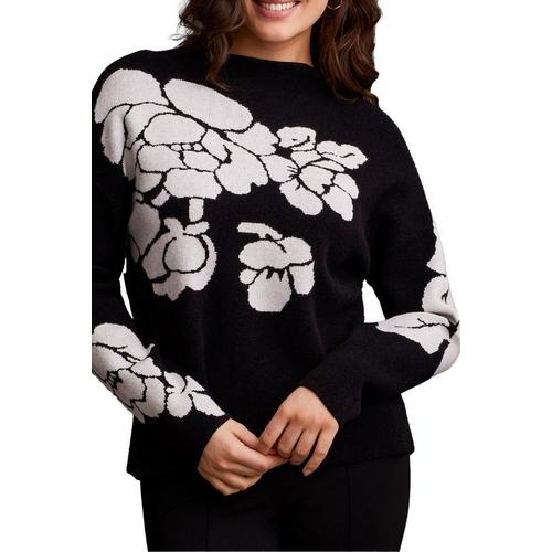 Women's Tribal Knit Jacquard Pullover Sweater - Primary Image