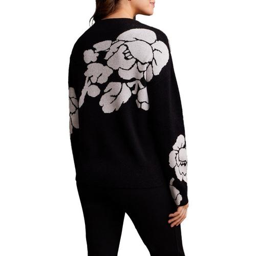 Women's Tribal Knit Jacquard Pullover Sweater - Primary Image