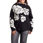 Women's Tribal Plus Size Knit Jacquard Pullover Sweater - Thumbnail 1 of 3