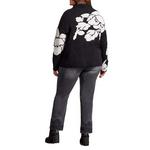 Women's Tribal Plus Size Knit Jacquard Pullover Sweater - Thumbnail 2 of 3