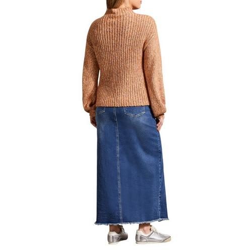 Women's Tribal Oversized Sweater Cowl Neck Pullover Sweater