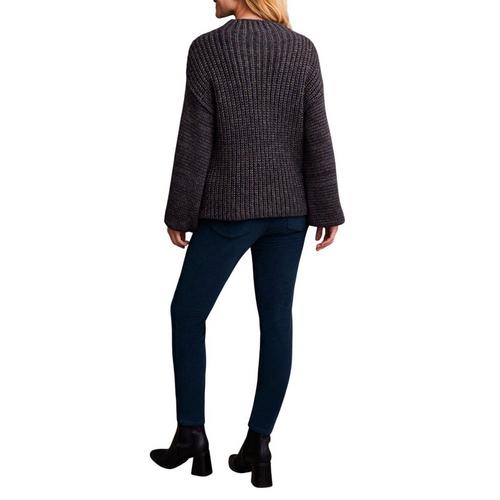 Women's Tribal Oversized Sweater Cowl Neck Pullover Sweater - Primary Image