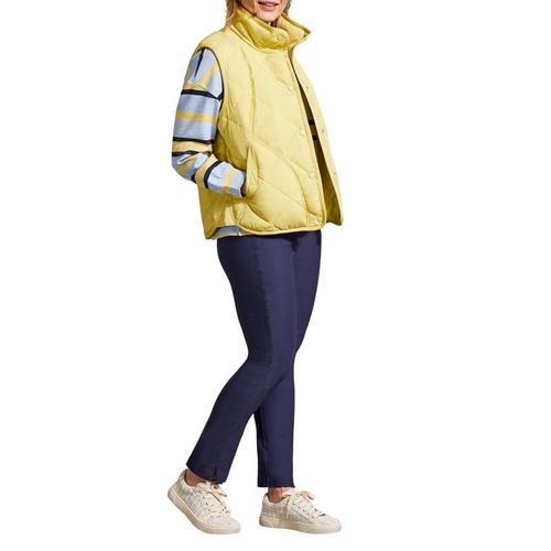 Women's Tribal Quilted A-Line Puffer Vest - Primary Image