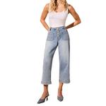 Women's Tribal Audrey Comfort Crop Wide Leg Jeans - Thumbnail 1 of 6