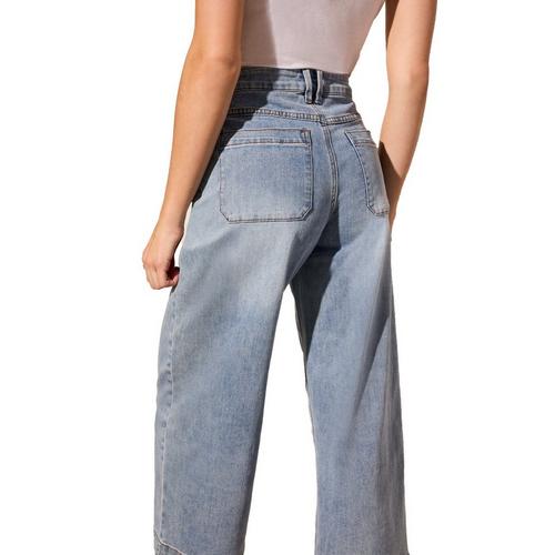 Women's Tribal Audrey Comfort Crop Wide Leg Jeans - Primary Image
