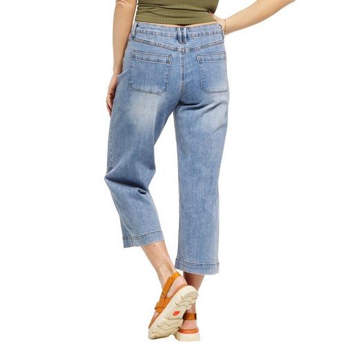 Women's Tribal Audrey Comfort Crop Wide Leg Jeans - Primary Image