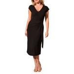 Women's Tribal Textured Front Tie Midi Dress - Thumbnail 1 of 4