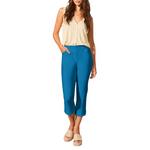 Women's Tribal Flatten It Pull-On Slit Hem Capri Pants - Thumbnail 4 of 4