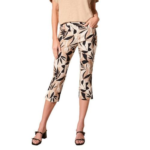 Women's Tribal Pull On Capri Chino Pants - Primary Image