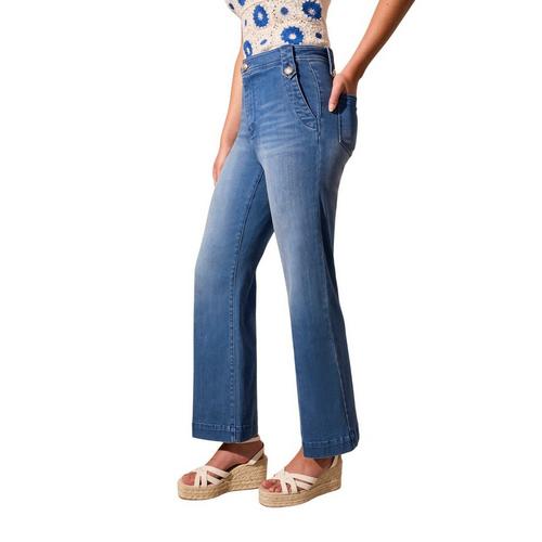 Women's Tribal Brooke Palazzo Marine Wide Leg Jeans - Primary Image