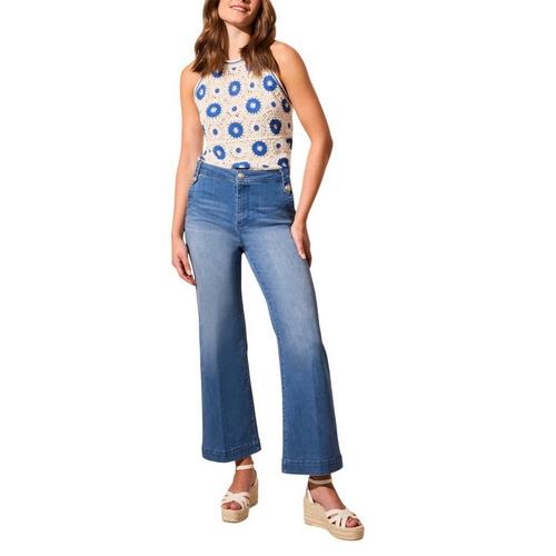Women's Tribal Brooke Palazzo Marine Wide Leg Jeans - Primary Image