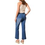 Women's Tribal Brooke Palazzo Marine Wide Leg Jeans - Thumbnail 3 of 4