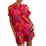 Women's Tribal Back Sheering Campshirt Button Up Shirt - Thumbnail 1 of 3