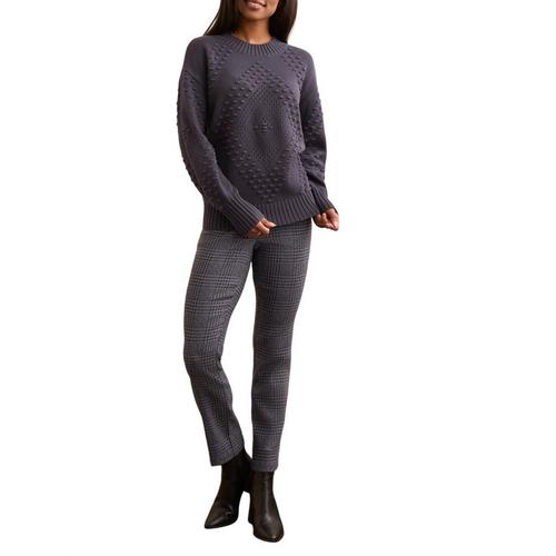 Women's Tribal Textured Long Pullover Sweater - Primary Image