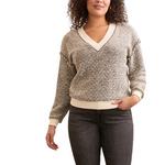 Women's Tribal Lightweight Textured-Knit V-Neck Pullover Sweater - Thumbnail 1 of 2