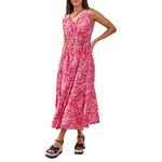 Women's Tribal Waist Drawcord Maxi Dress - Thumbnail 1 of 4