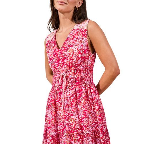 Women's Tribal Waist Drawcord Maxi Dress - Primary Image