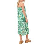 Women's Tribal Printed Challis Midi Shift Dress - Thumbnail 4 of 4