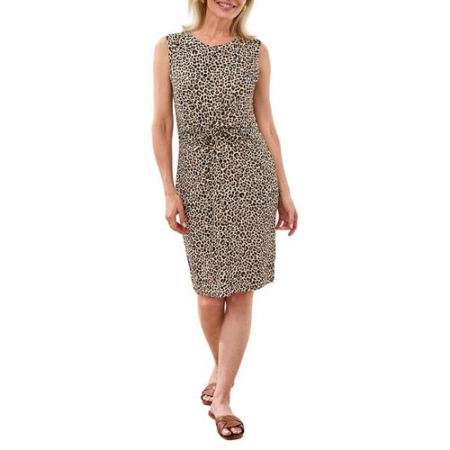 Women's Tribal Front Detail Knot  Dress - Primary Image