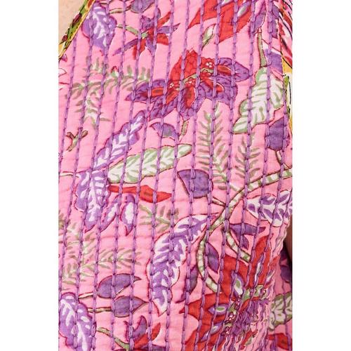 Women's Tribal Reversible Combo Print Sleeveless Sweater Vest - Primary Image