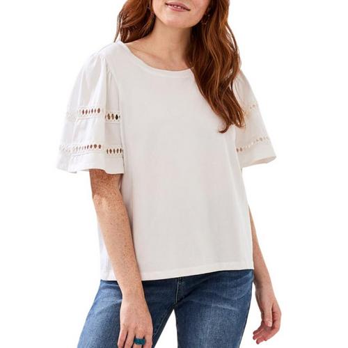 Women's Tribal Flutter Sleeve Shirt - Primary Image