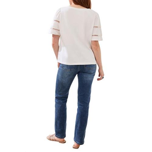 Women's Tribal Flutter Sleeve Shirt - Primary Image