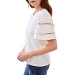 Women's Tribal Flutter Sleeve Shirt - Thumbnail 3 of 4