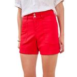 Women's Tribal Fly Front Jean Shorts - Thumbnail 1 of 4