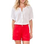 Women's Tribal Fly Front Jean Shorts - Thumbnail 2 of 4