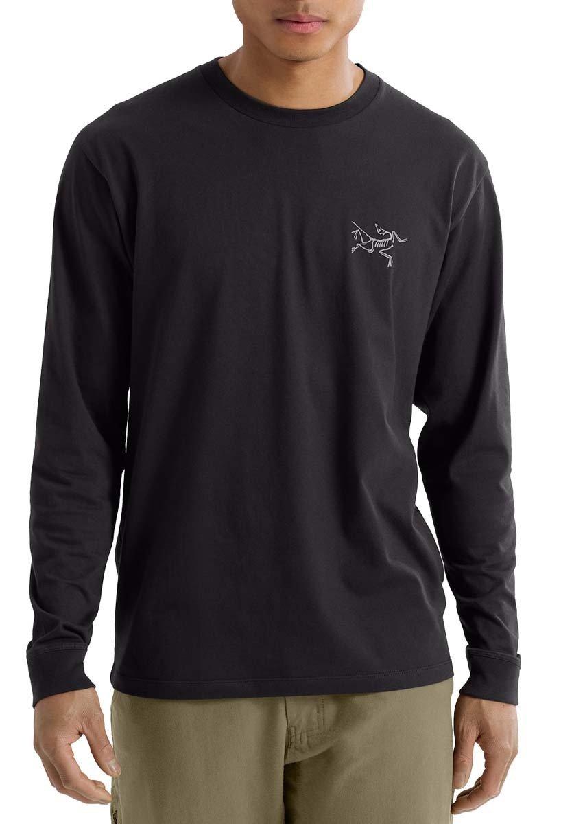 Men's Arc'teryx Kragg SL Cotton Bird Word Long Sleeve T-Shirt