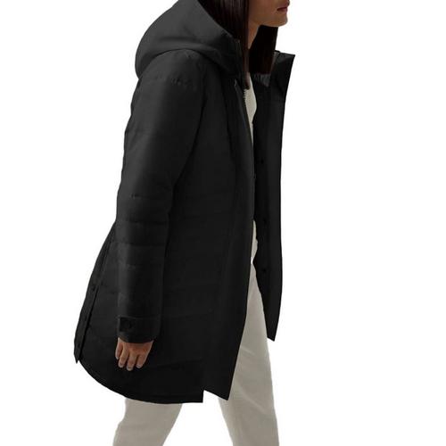 Women's Canada Goose Lorette Black Label Hooded Parka - Primary Image