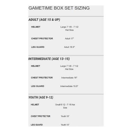 Easton Gametime Catcher's Box Set - Primary Image