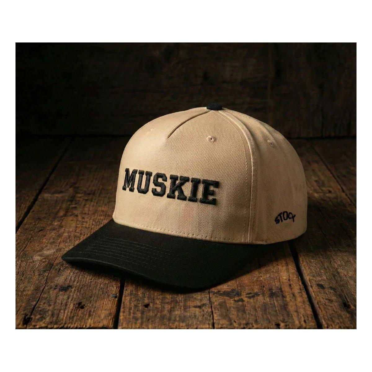 STOCK Fishing Gear Two Tone Muskie Adjustable Hat - STOCK Fishing Gear