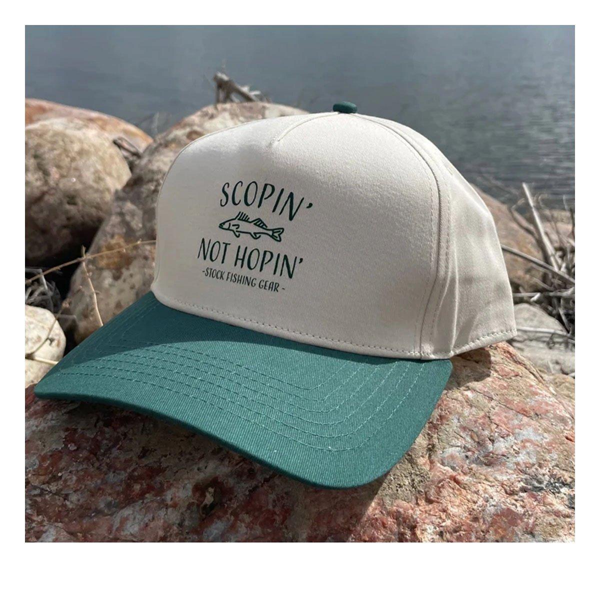 STOCK Fishing Gear Scopin' Not Hopin' Walleye Adjustable Hat - STOCK Fishing Gear