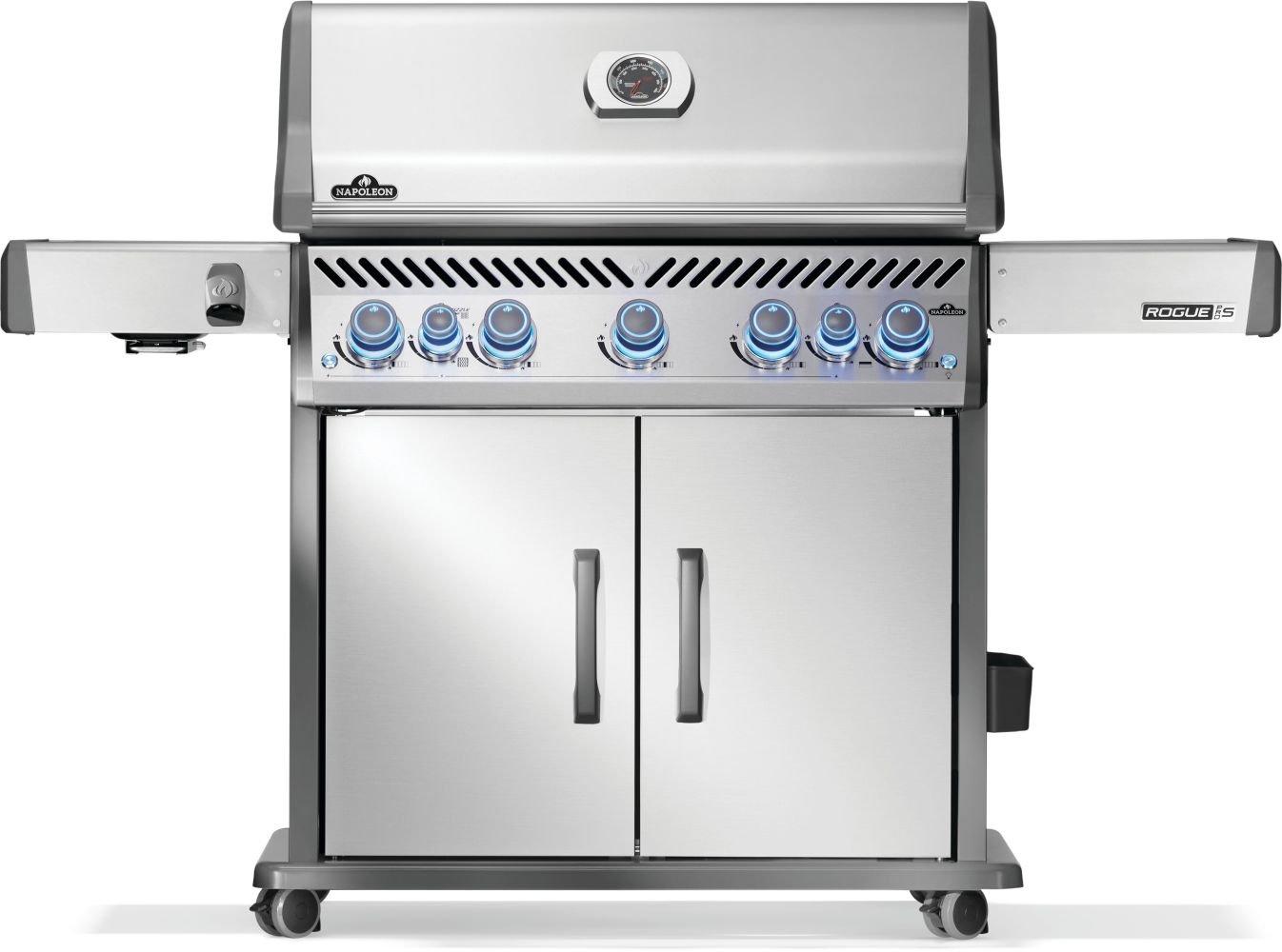 Napoleon Rogue Pro-S 625 RSIB with Infrared Side & Rear Burner Propane Grill - Napoleon