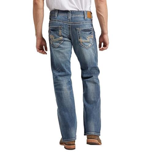 Men's Silver Jeans Co. Zac No Relaxed Fit Straight Jeans - Primary Image