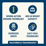 GCI Outdoor Freestyle Rocker XL Chair - Thumbnail 8 of 9