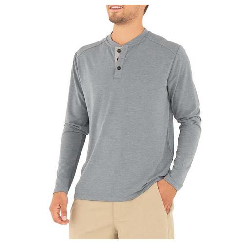 Men's Free Fly Bamboo Flex Long Sleeve Henley - Primary Image